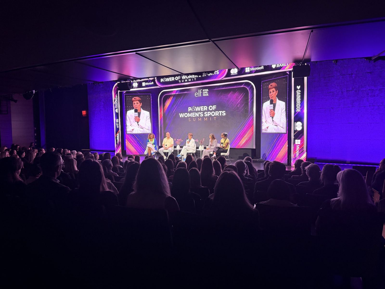 A full room at the Power of Women’s Sports Summit.
