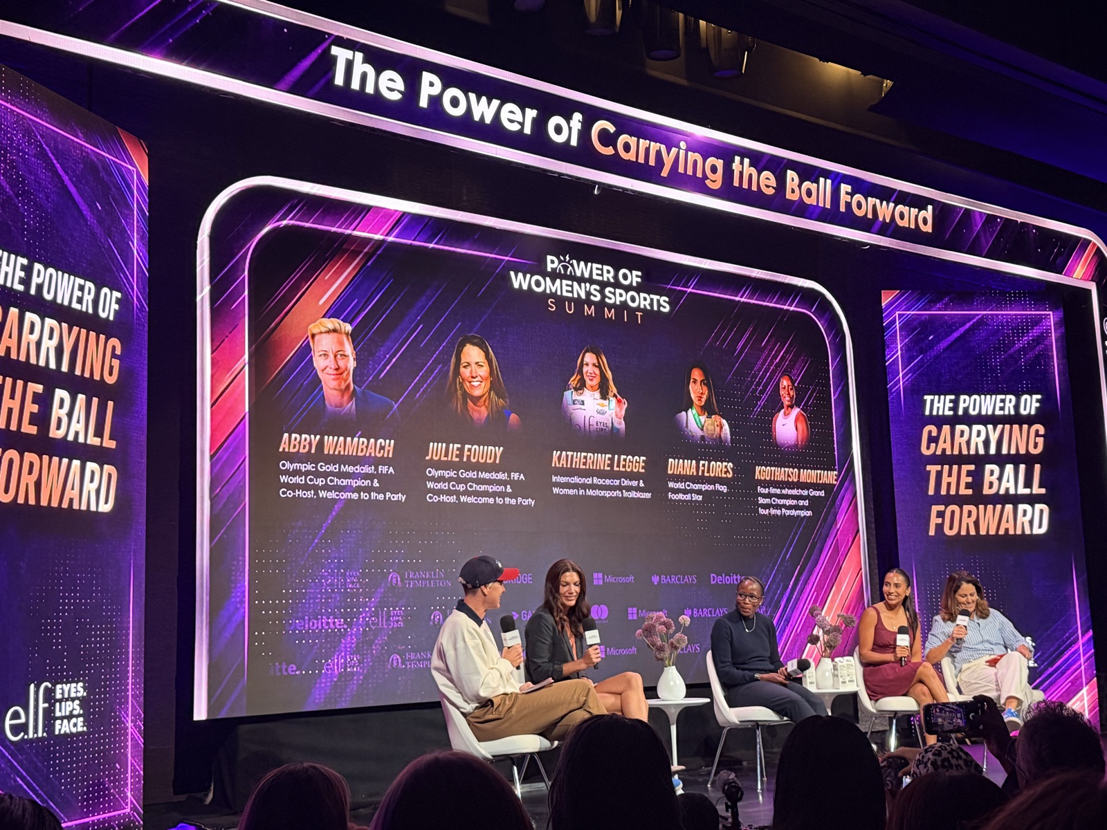 A session at the Power of Women’s Sports Summit.
